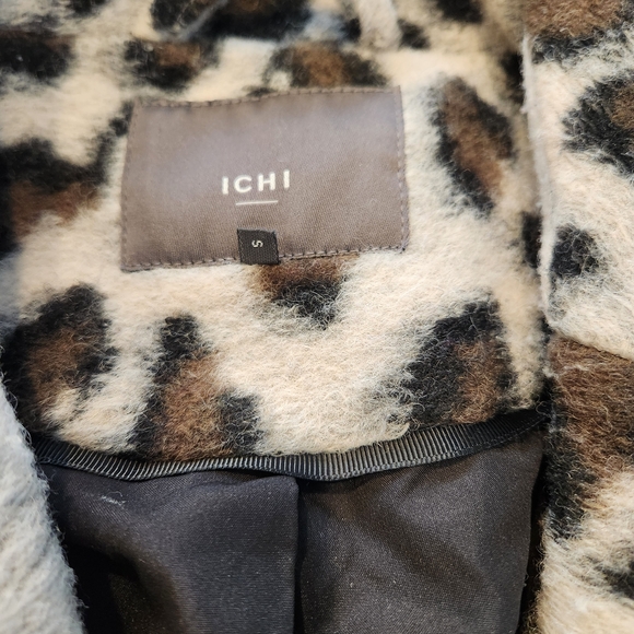 Leopard Print Pea Coat - Picture 3 of 7